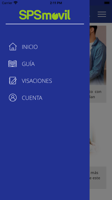 SPS Móvil Screenshot