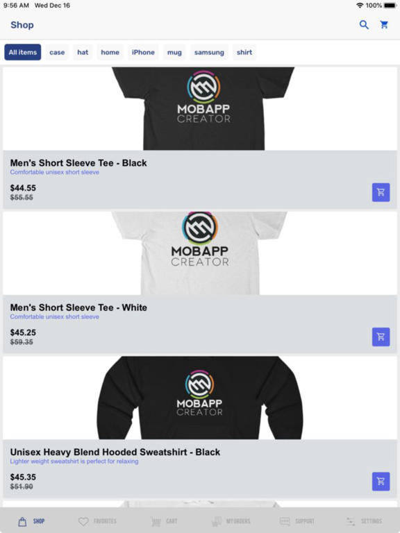 Screenshot #4 pour MobApp Shop