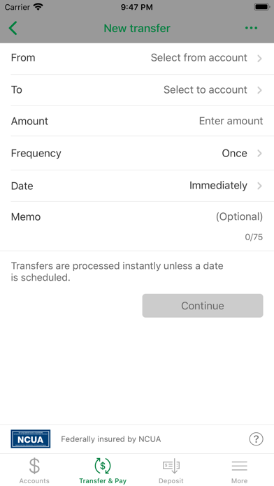 Conservation Employees' CU Screenshot