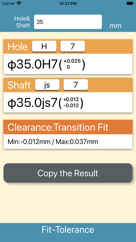 #5. Fit Tolerance Calculator (iOS) 由: Kei Suefuji
