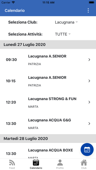 Amatori Nuoto Perugia Screenshot