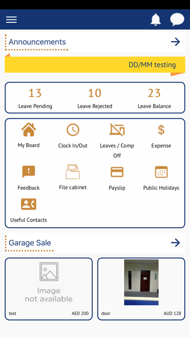 NuSmart HRMS Screenshot
