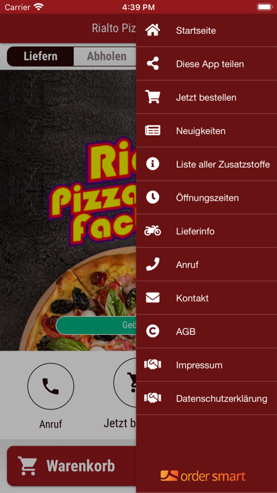 Rialto Pizza Factory Screenshot