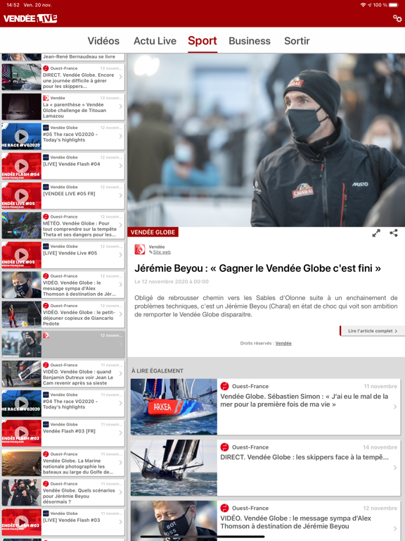 Screenshot #6 pour Vendée Live : Actu et Sport