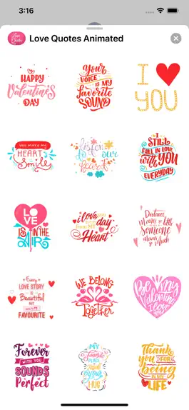 Game screenshot Love Quotes Animated hack