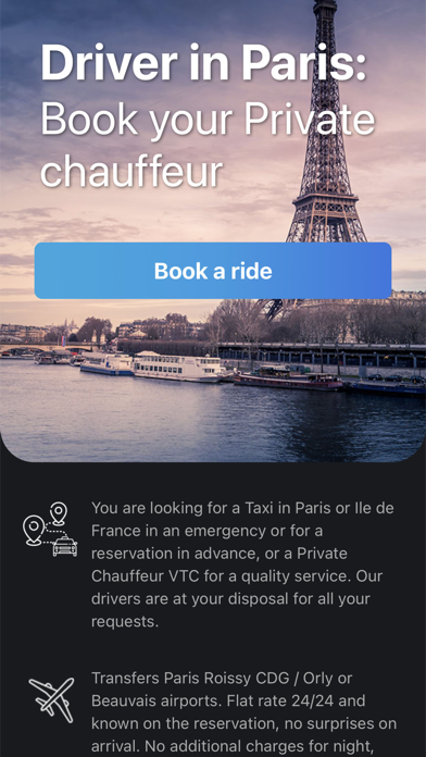 TOOK - Chauffeur VTC Screenshot