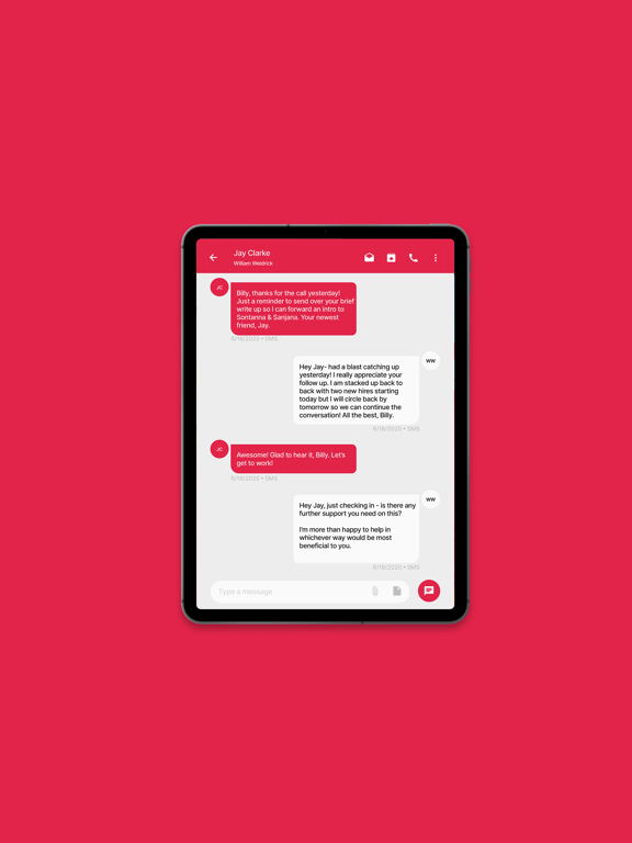 LeadBoss iPad screenshot 3 - Productivity app