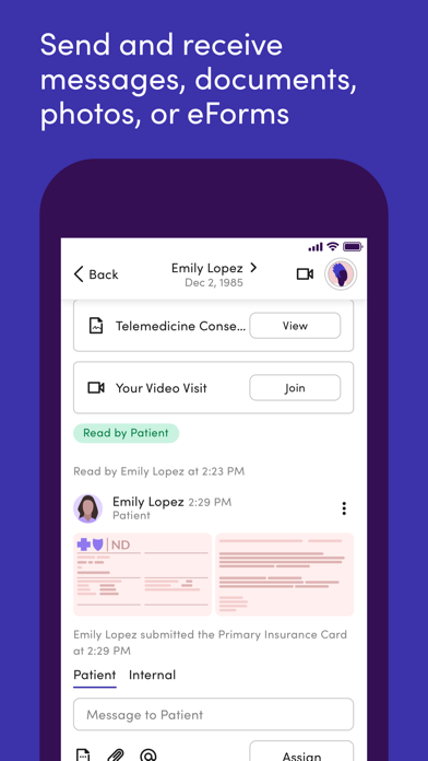 Klara – Patient communication Screenshot