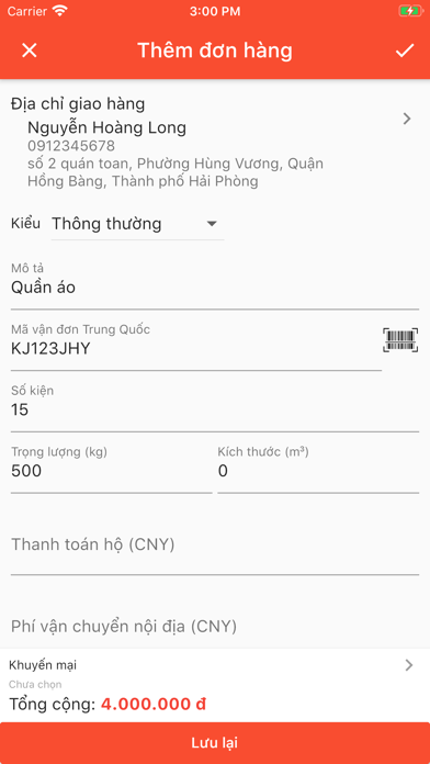 Đại Long Express Screenshot