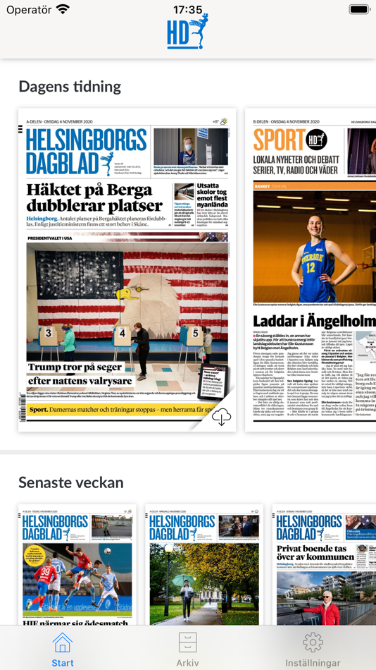 #1. HD E-tidning (iOS) 由: Bonnier News Local AB
