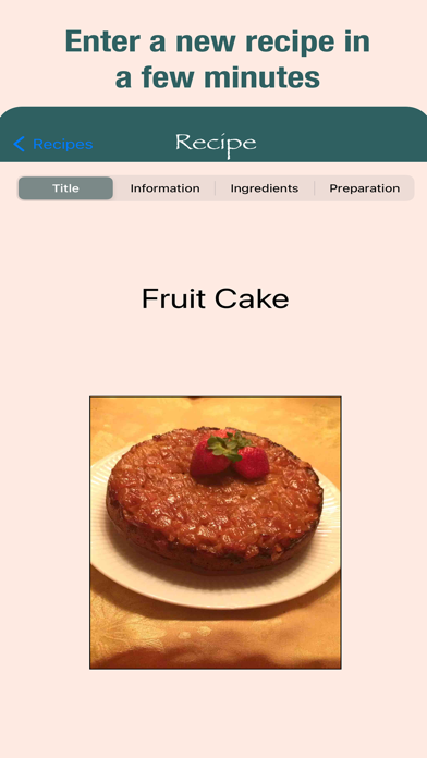 Recipe Book Screenshot