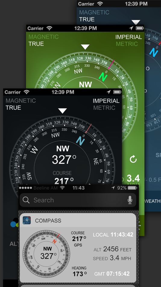 #6. Compass GPS(Map, Weather) (iOS) 来自: Tigran Mkhitaryan
