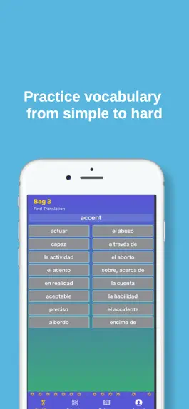 Game screenshot Spanish word practice apk