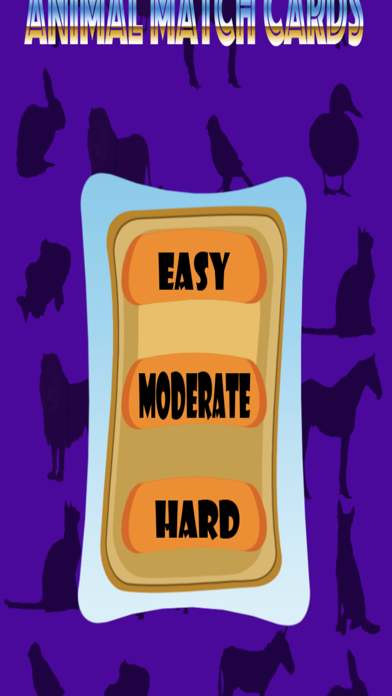 Ninu's Animal Match Card Game Screenshot