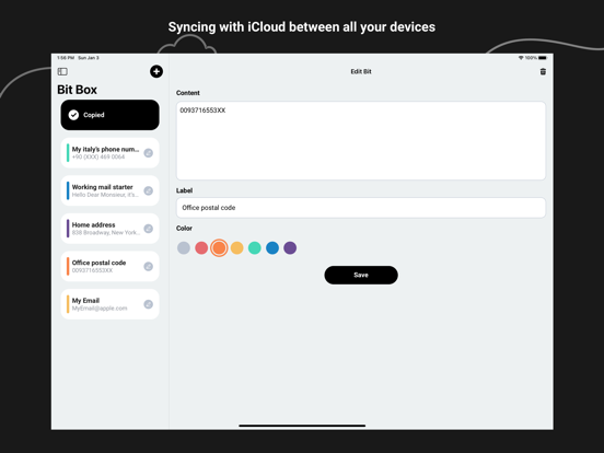 Screenshot #5 pour Bit Box - Clipboard Manager