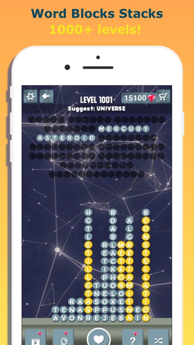 Screenshot #3 pour Word Blocks Stacks