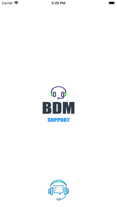 BDM Support Screenshot