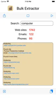 bulk company info extractor iphone screenshot 1