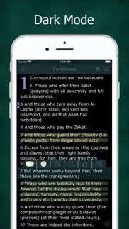 noble quran in english & audio iphone screenshot 4