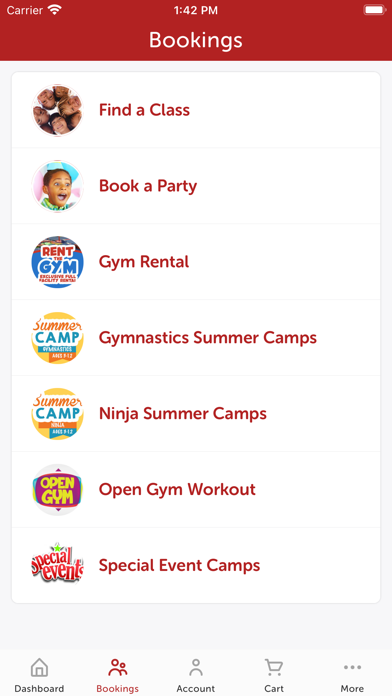 Gold Medal Gymnastics Center Screenshot
