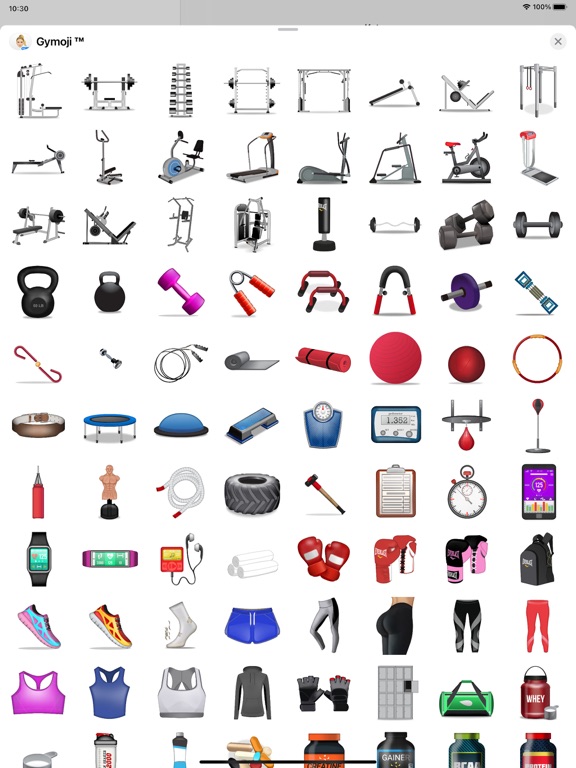 Screenshot #4 pour Gymoji ™ by Moji Stickers
