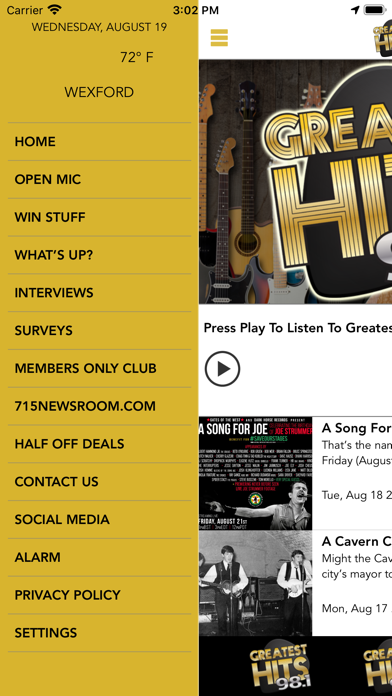 Screenshot #2 pour Greatest Hits 98.1