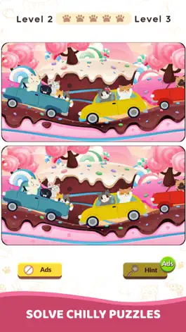 Game screenshot Cat game: Find different spots apk