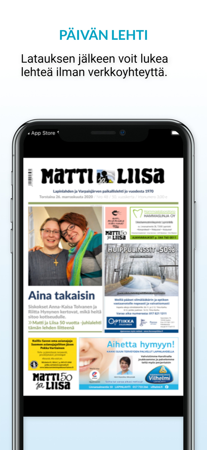 Matti ja Liisa päivän lehti