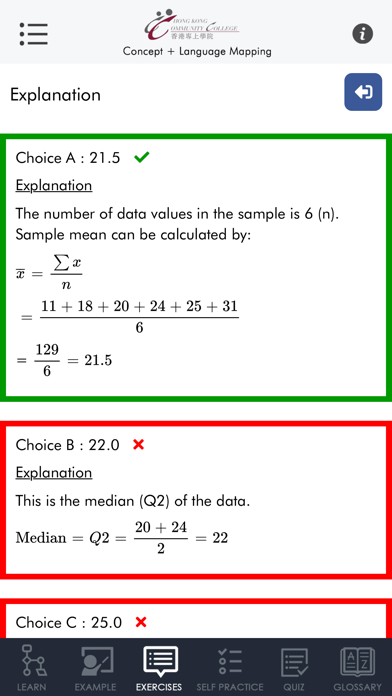 Math CLM Screenshot