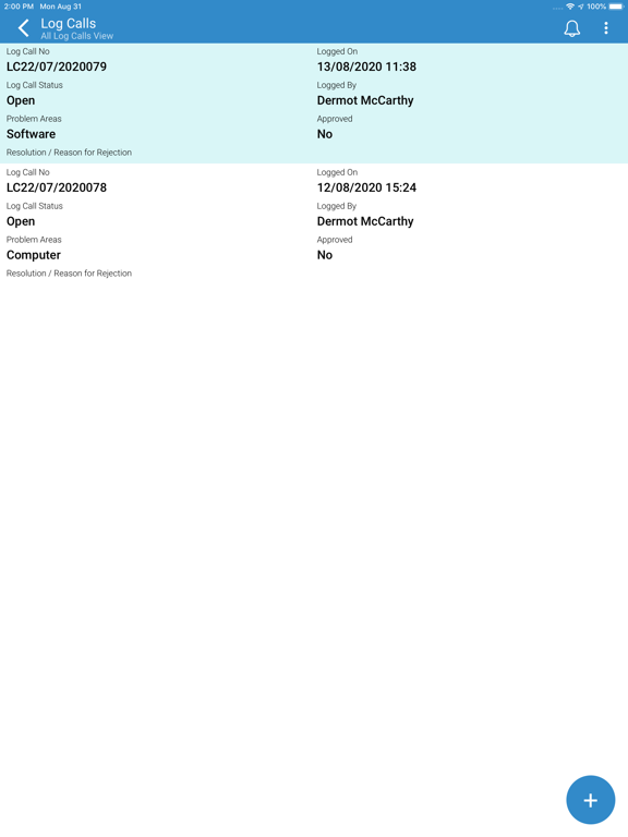 Screenshot #5 pour Forsa Logcall