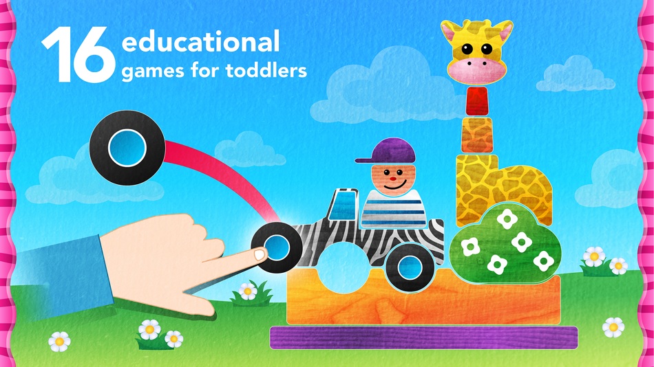 #1. Toddler game for 2 3 year olds (iOS) Podle: 22LEARN Toddler and Baby Learning Games, LLC