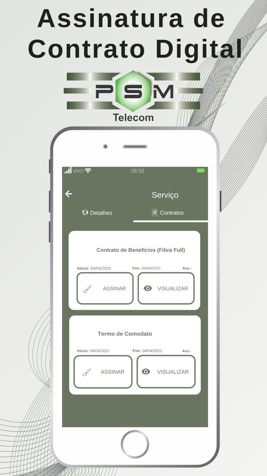 #2. PSM TELECOM (iOS) Podle: HubSoft