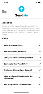 SendMe - Missionary Giving screenshot #4 for iPhone