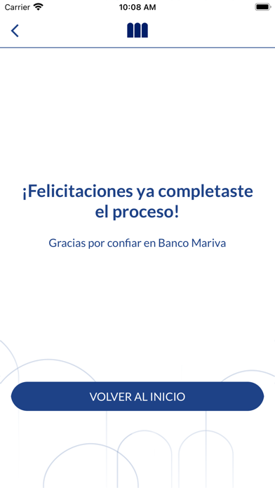 Banco Mariva - Nueva Cuenta Screenshot