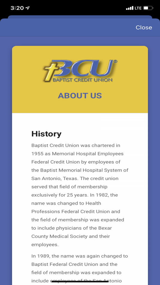 #2. BCU Check Deposit (iOS) Με: Baptist Credit Union