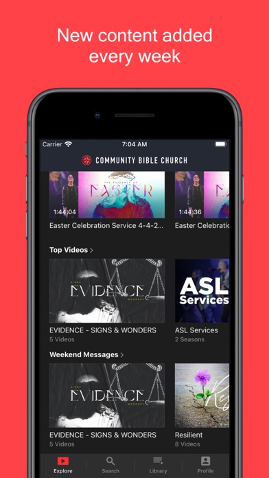 Online Church Screenshot