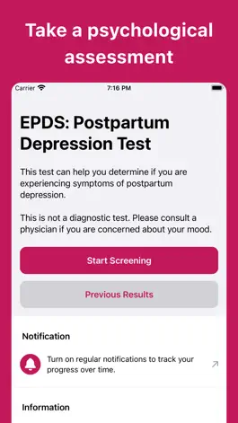Game screenshot Postpartum Depression Test mod apk
