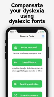 dyslexia font writing doc help iphone screenshot 1