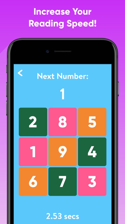 #1. Schulte Table - Speed Reading. (iOS) 来自: DH3 Games