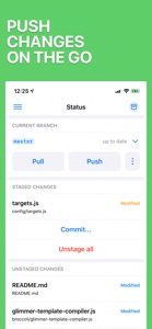 PolyGit Git Client screenshot #2 for iPhone