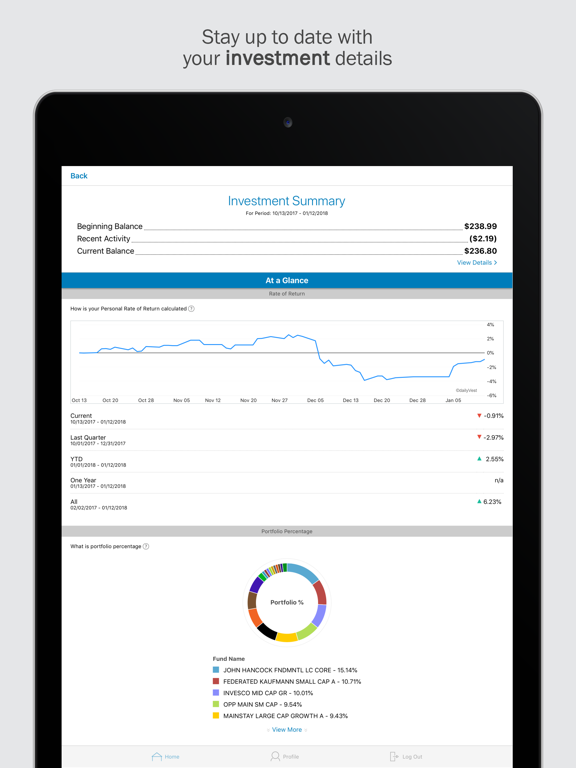 Eagles Benefits Mobile iPad screenshot