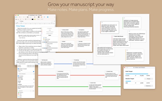 ‎Scrivener 3 Capture d'écran