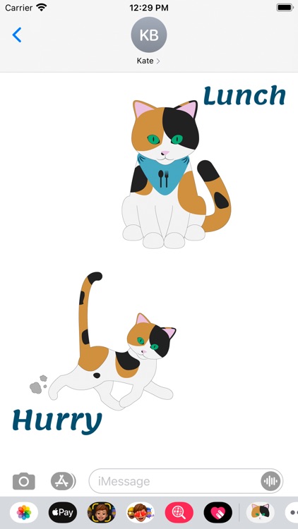 Lisa the Calico Cat Stickers