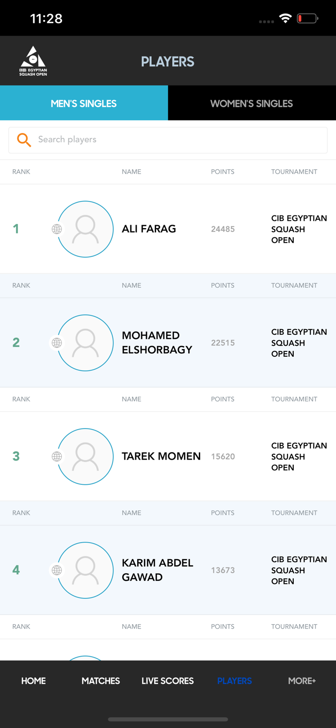 CIB Egyptian Squash Open