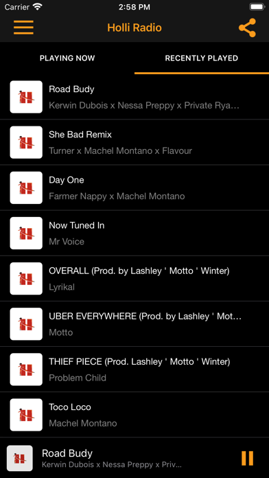 Holli Radio Screenshot