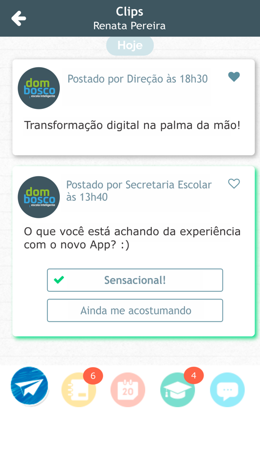 #3. Dom Bosco Escola Inteligente (iOS) Podle: Nucleo Educacional Para A O desenvolvimento Integrado Ltda