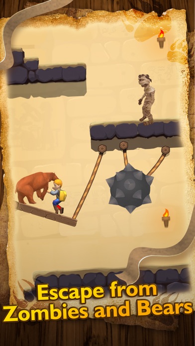 Temple Escape - Rope Puzzle screenshot 2