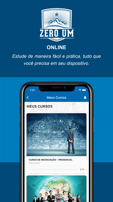 Zero Um Concursos Screenshot