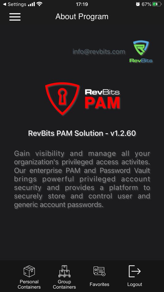#10. RevBits PAM (macOS) โดย: RevBits