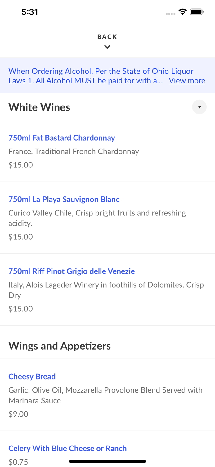 Bubs Stone-Fired Pizza Bar